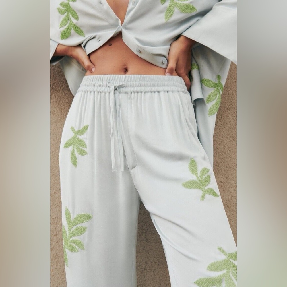 Zara Beaded Leaf Pants - Picture 11 of 15